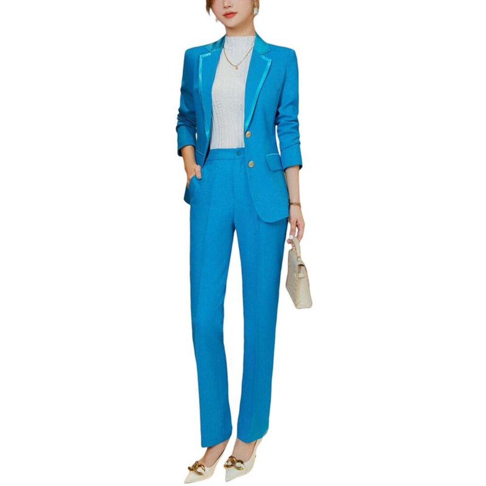 Bossy Chic Womens  2Pc Blazer & Pant Set